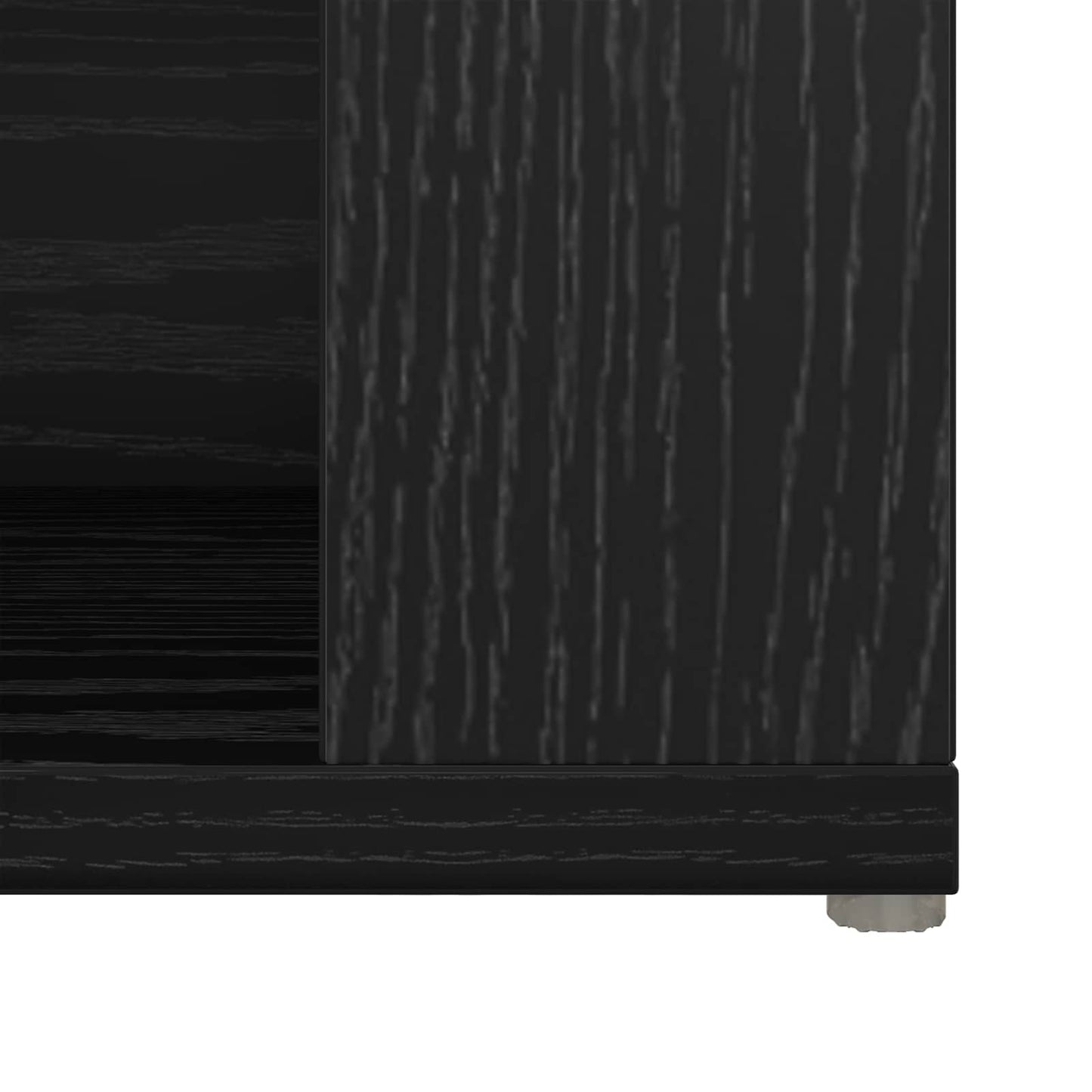 Sideboard Schwarz Eichen-Optik 100 x 30 x 59,5 cm Holzwerkstoff