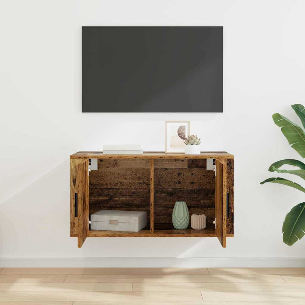 80 x 34,5 x 40 cm Altholz Holzwerkstoff