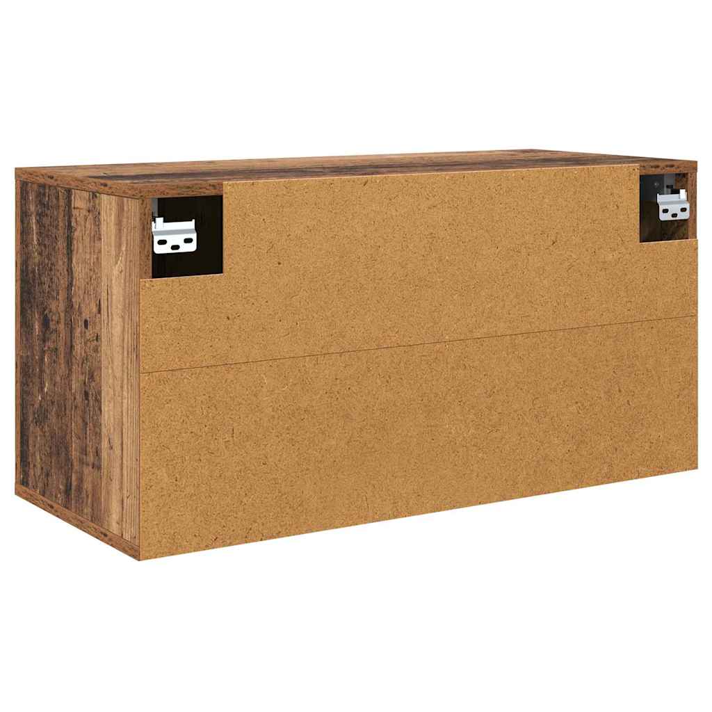 80 x 34,5 x 40 cm Altholz Holzwerkstoff