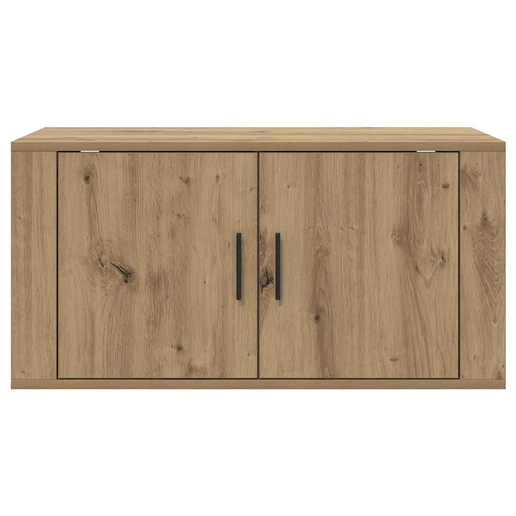 80 x 34,5 x 40 cm Artisan-Eiche Holzwerkstoff