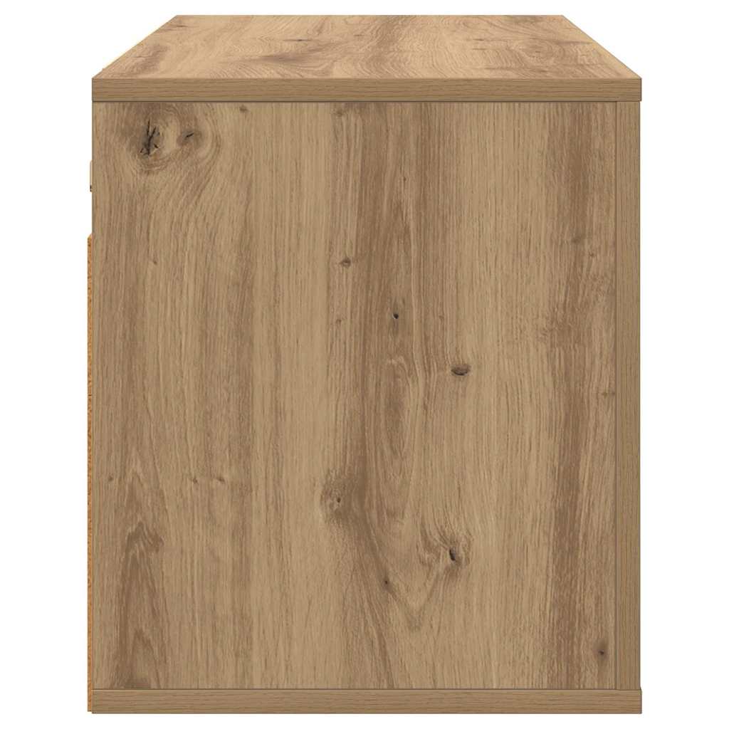 80 x 34,5 x 40 cm Artisan-Eiche Holzwerkstoff
