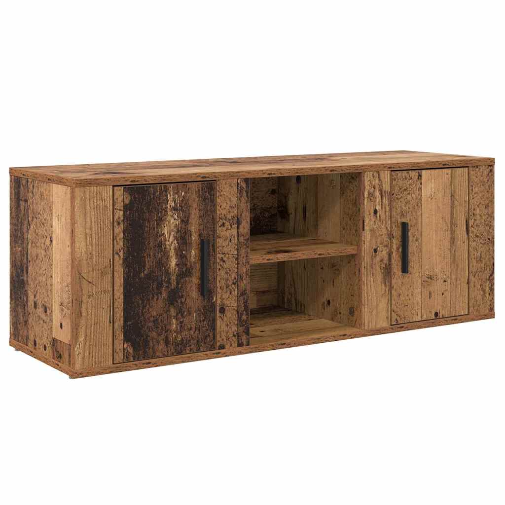 TV-Schränk 100 x 31,5 x 35 cm Altholz Holzwerkstoff