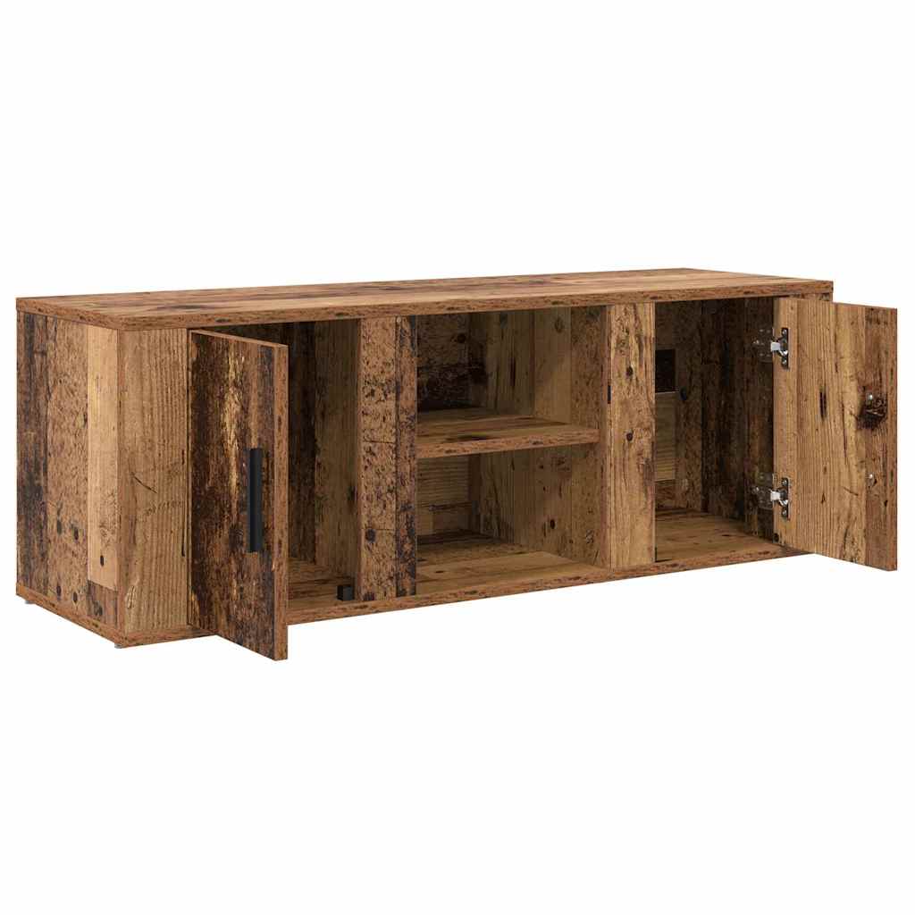 TV-Schränk 100 x 31,5 x 35 cm Altholz Holzwerkstoff