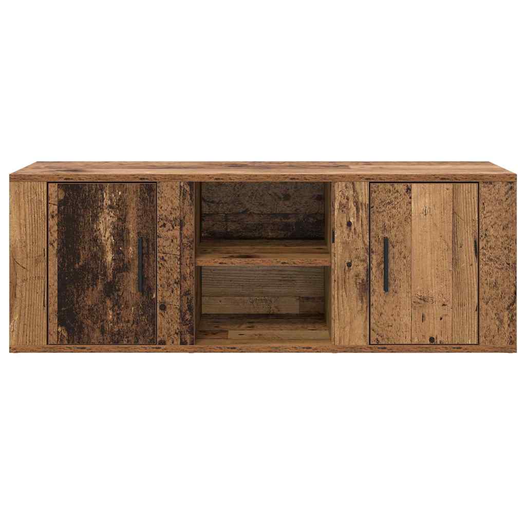 TV-Schränk 100 x 31,5 x 35 cm Altholz Holzwerkstoff