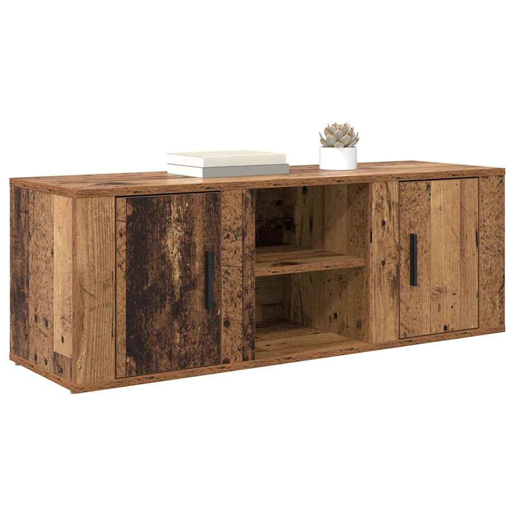 TV-Schränk 100 x 31,5 x 35 cm Altholz Holzwerkstoff