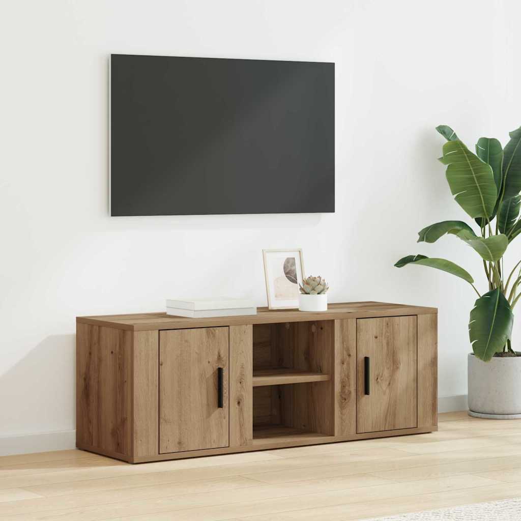 TV-Schränk 100 x 31,5 x 35 cm Artisan-Eiche Holzwerkstoff