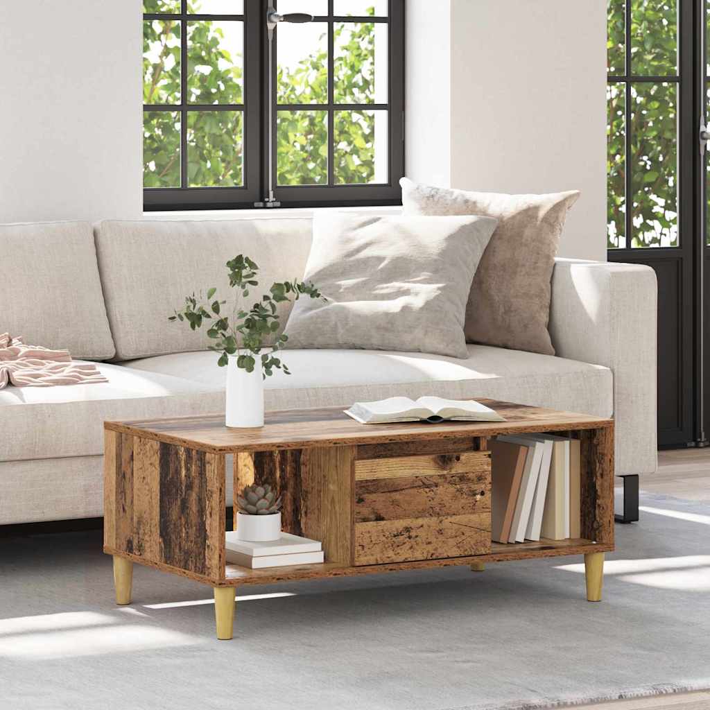 Couchtisch Altholz 90 x 50 x 26,5 cm Holzwerkstoff