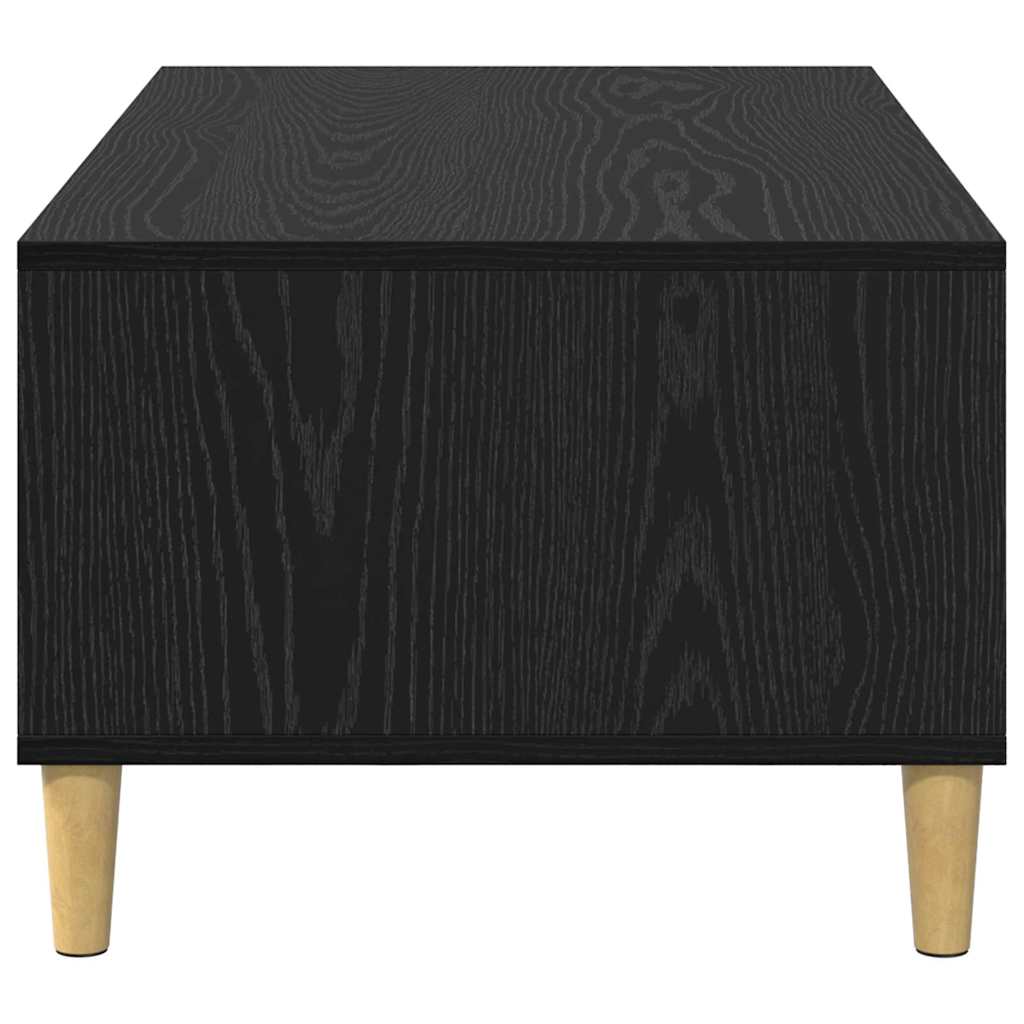 Couchtisch Schwarz Eichen-Optik 90 x 50 x 26,5 cm Holzwerkstoff