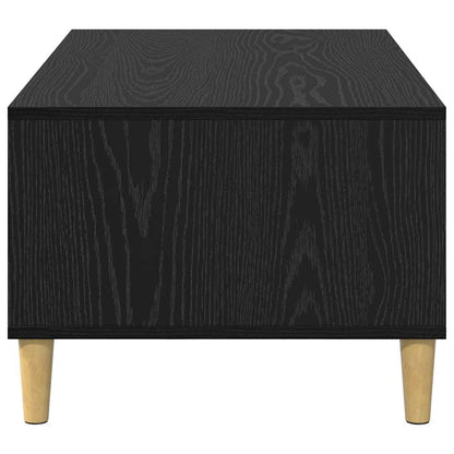 Couchtisch Schwarz Eichen-Optik 90 x 50 x 26,5 cm Holzwerkstoff