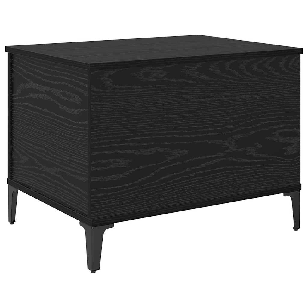 Couchtisch Schwarz Eichen-Optik 60 x 44,5 x 45 cm Holzwerkstoff