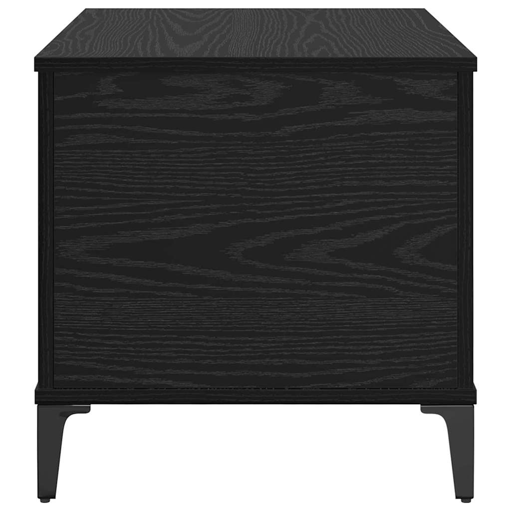 Couchtisch Schwarz Eichen-Optik 60 x 44,5 x 45 cm Holzwerkstoff