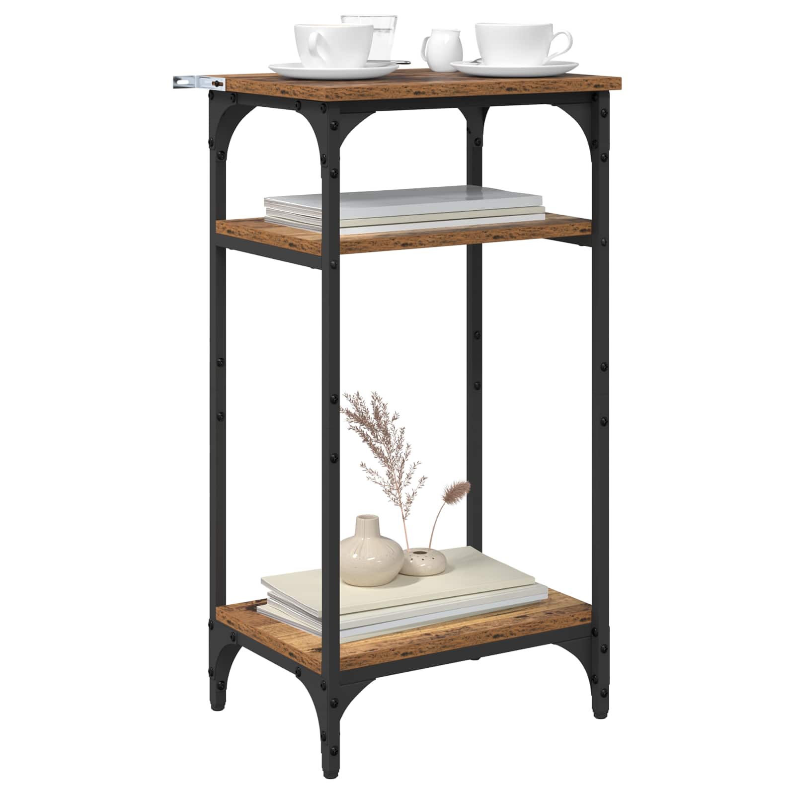 Beistelltisch Altholz 40 x 30 x 75 cm Holzwerkstoff