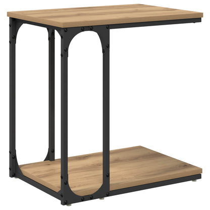 Beistelltisch Artisan-Eiche 50 x 35 x 52 cm Holzwerkstoff
