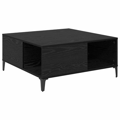 Couchtisch Schwarz Eichen-Optik 80 x 80 x 36,5 cm Holzwerkstoff