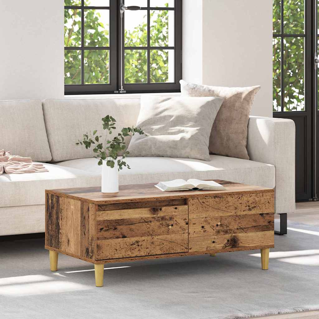 Couchtisch Altholz 90 x 50 x 35 cm Holzwerkstoff