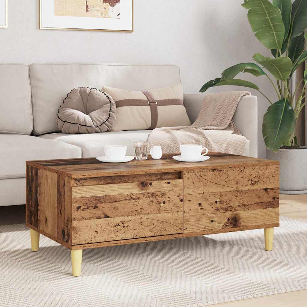 Couchtisch Altholz 90 x 50 x 35 cm Holzwerkstoff