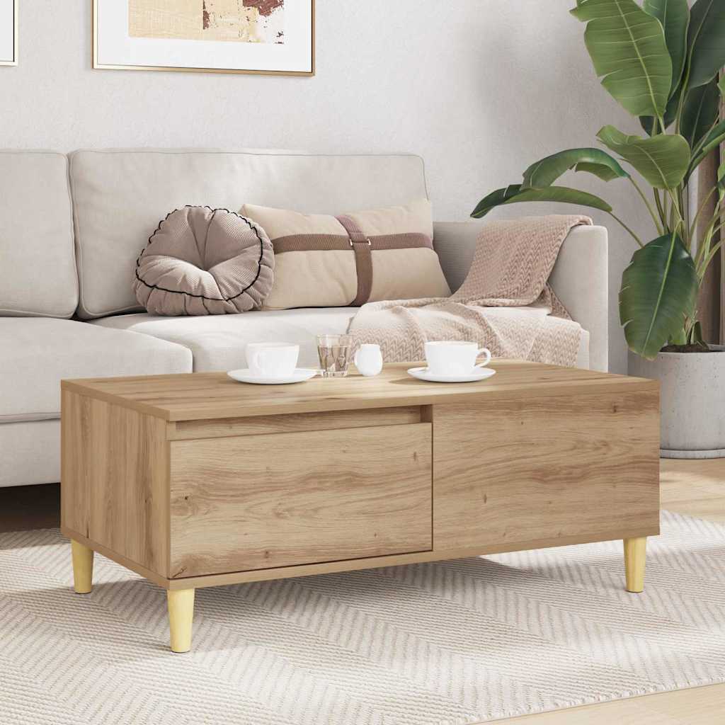 Couchtisch Artisan-Eiche 90 x 50 x 35 cm Holzwerkstoff