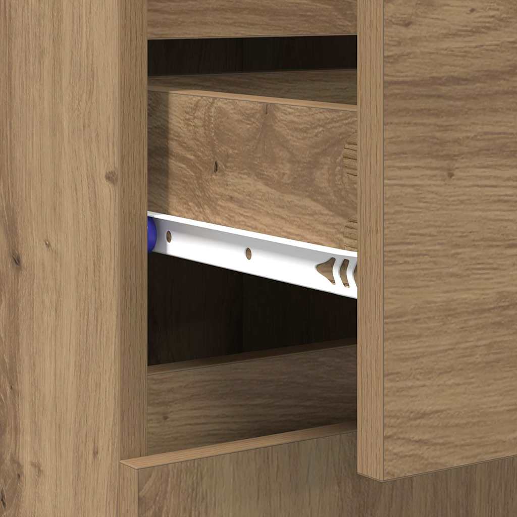 Sideboard Artisan-Eiche 60 x 35 x 70 cm Holzwerkstoff