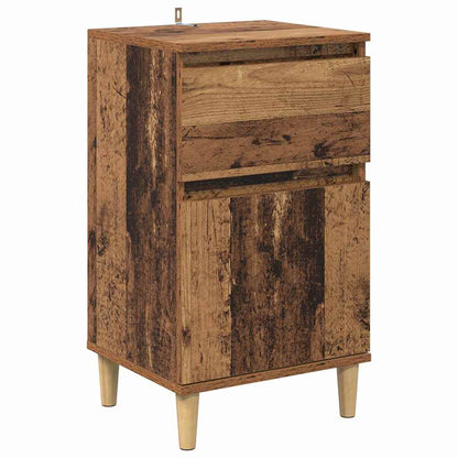 Nachttisch Altholz 40 x 35 x 70 cm Holzwerkstoff