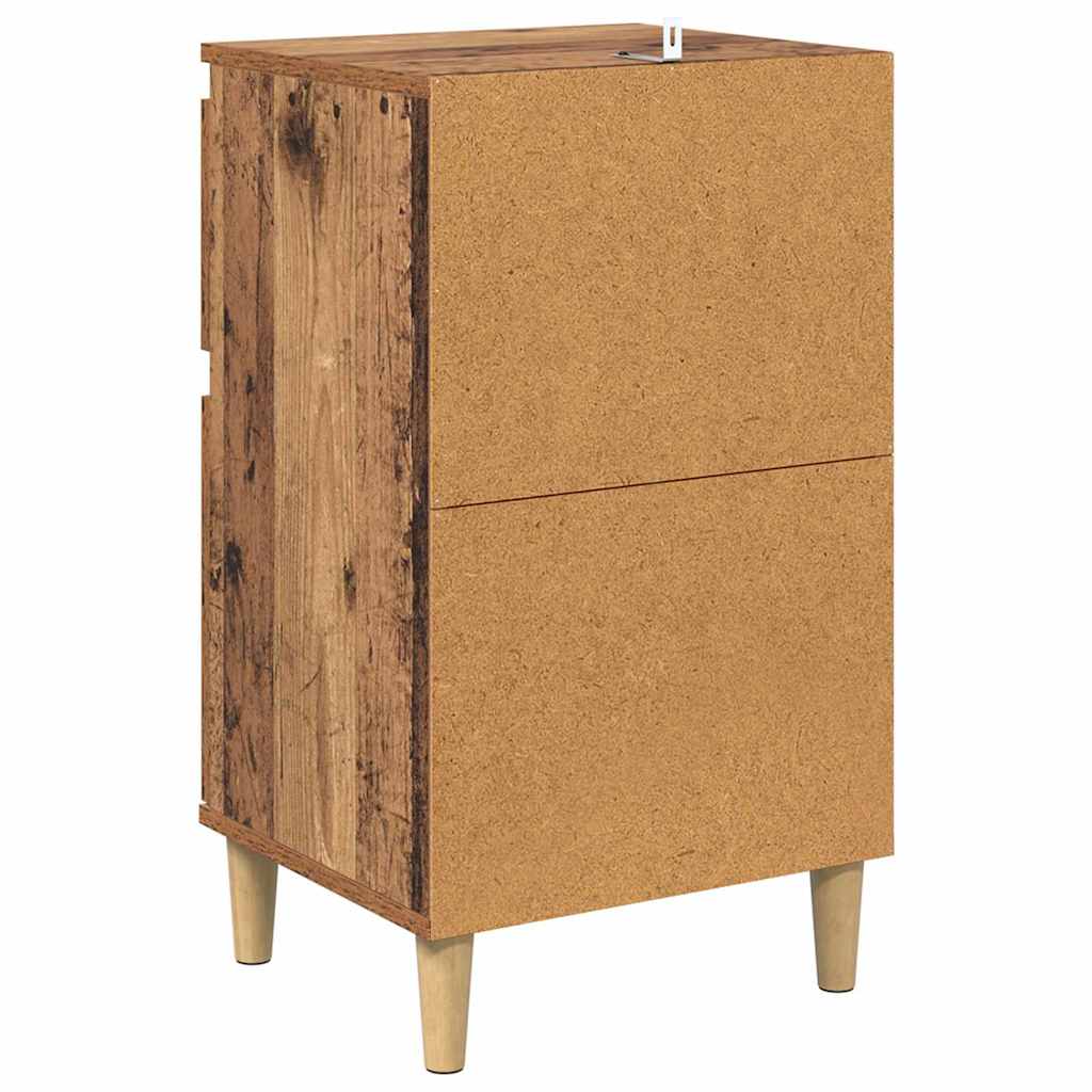 Nachttisch Altholz 40 x 35 x 70 cm Holzwerkstoff
