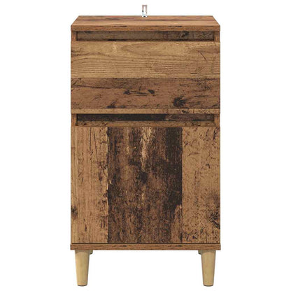 Nachttisch Altholz 40 x 35 x 70 cm Holzwerkstoff