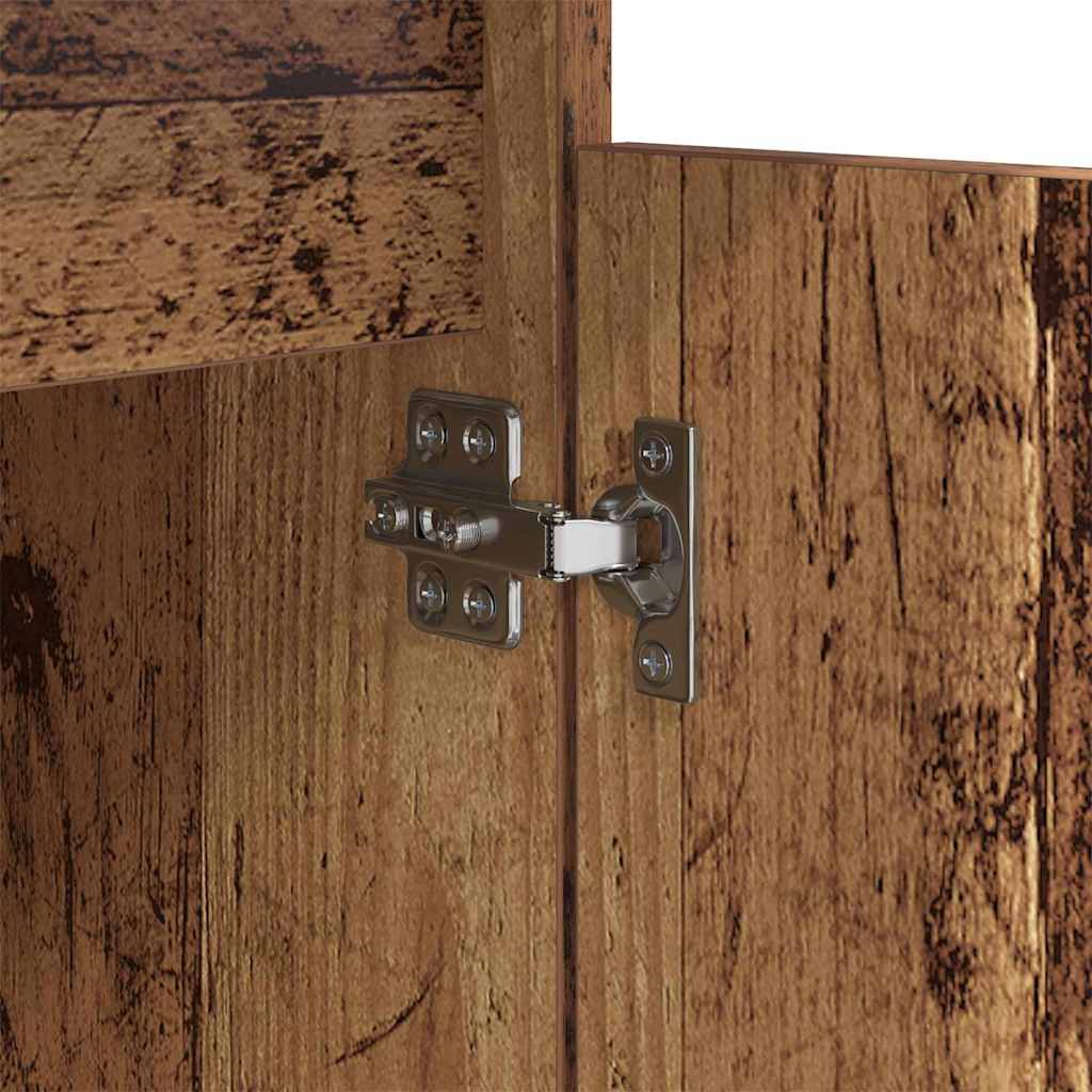 Nachttisch 2 Stk. Altholz 40 x 35 x 70 cm Holzwerkstoff