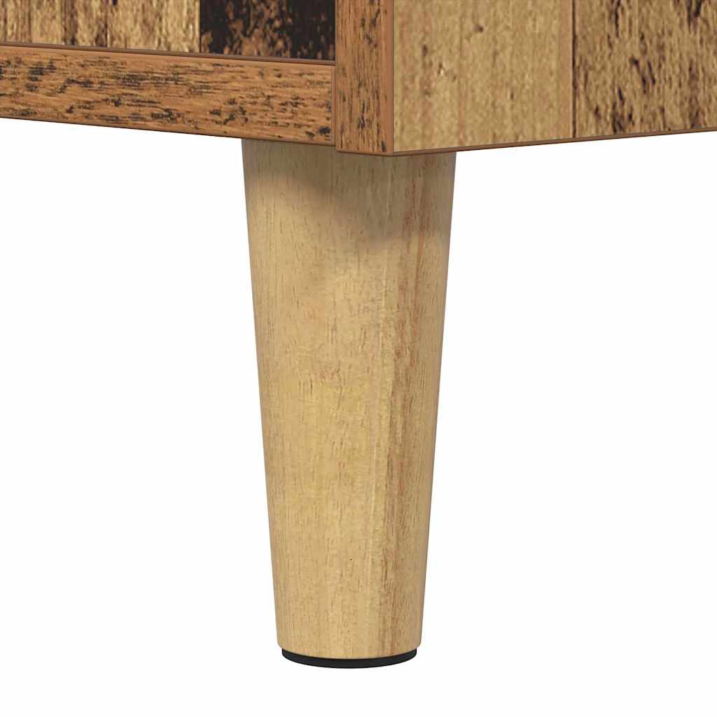 Nachttisch 2 Stk. Altholz 40 x 35 x 70 cm Holzwerkstoff