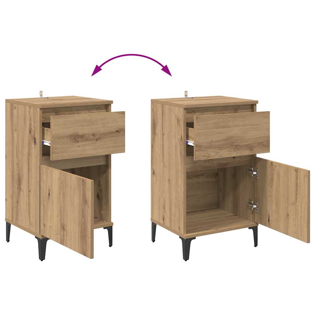 Nachttisch Artisan-Eiche 40 x 35 x 70 cm Holzwerkstoff