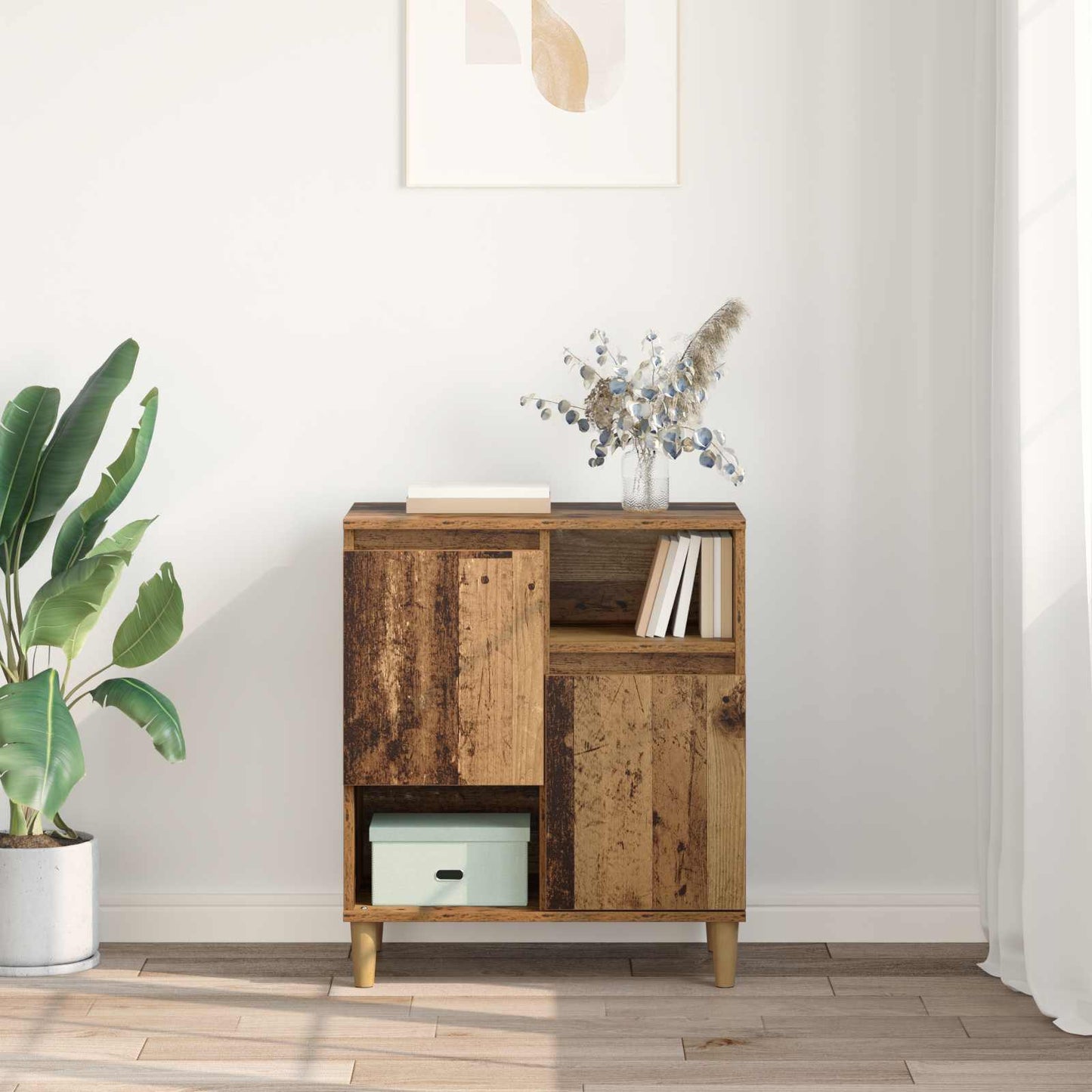Sideboard Altholz 35 x 60 x 70 cm Holzwerkstoff