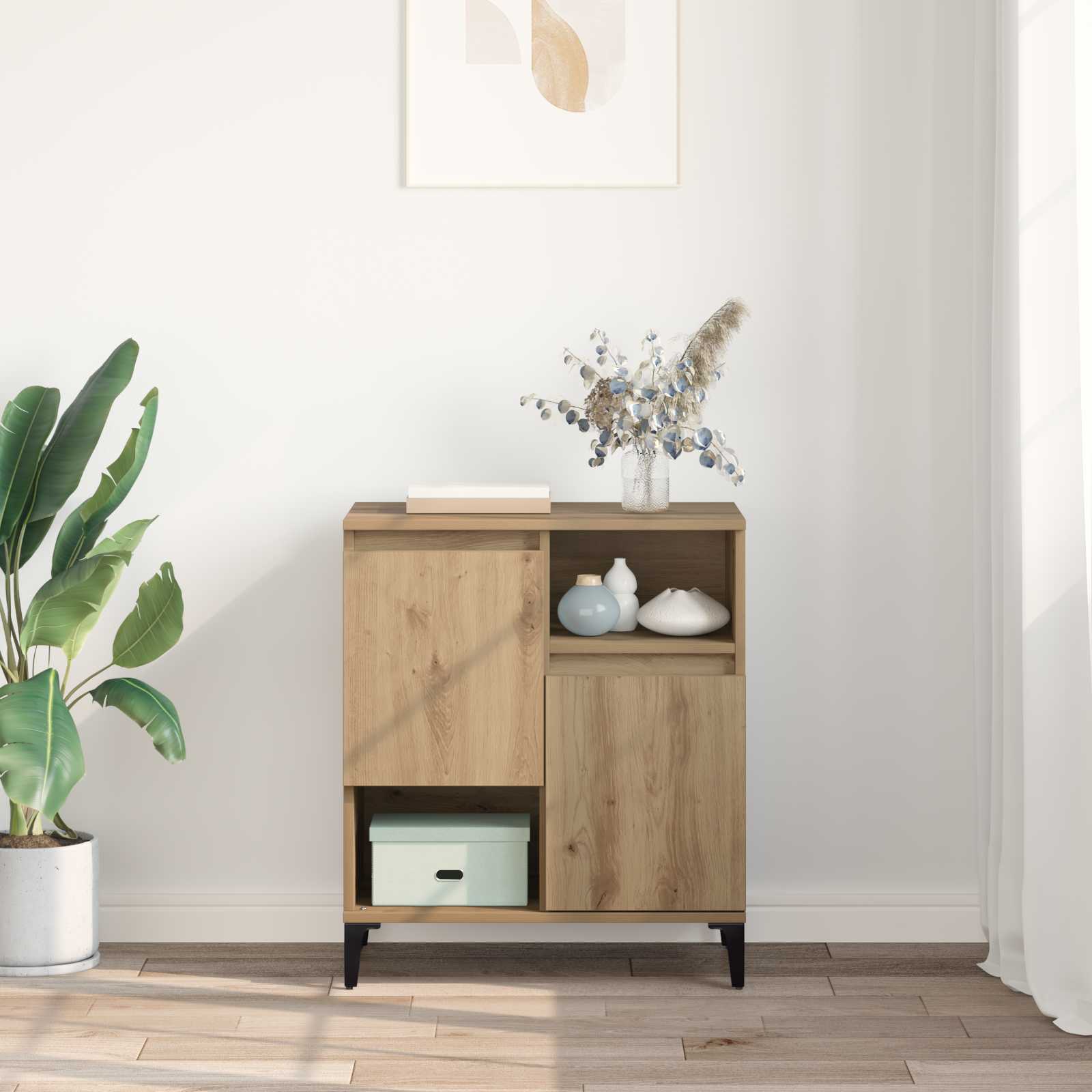 Sideboard Artisan-Eiche 60 x 35 x 70 cm Holzwerkstoff