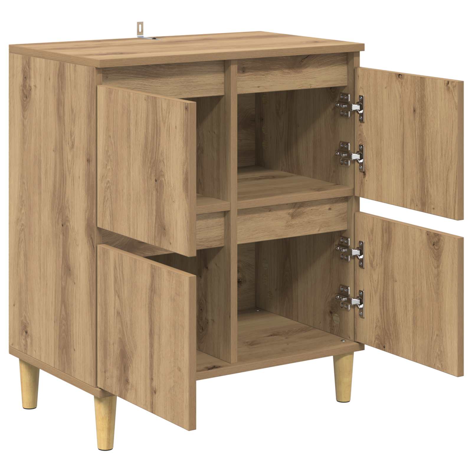 Sideboard Artisan-Eiche 60 x 35 x 70 cm Holzwerkstoff