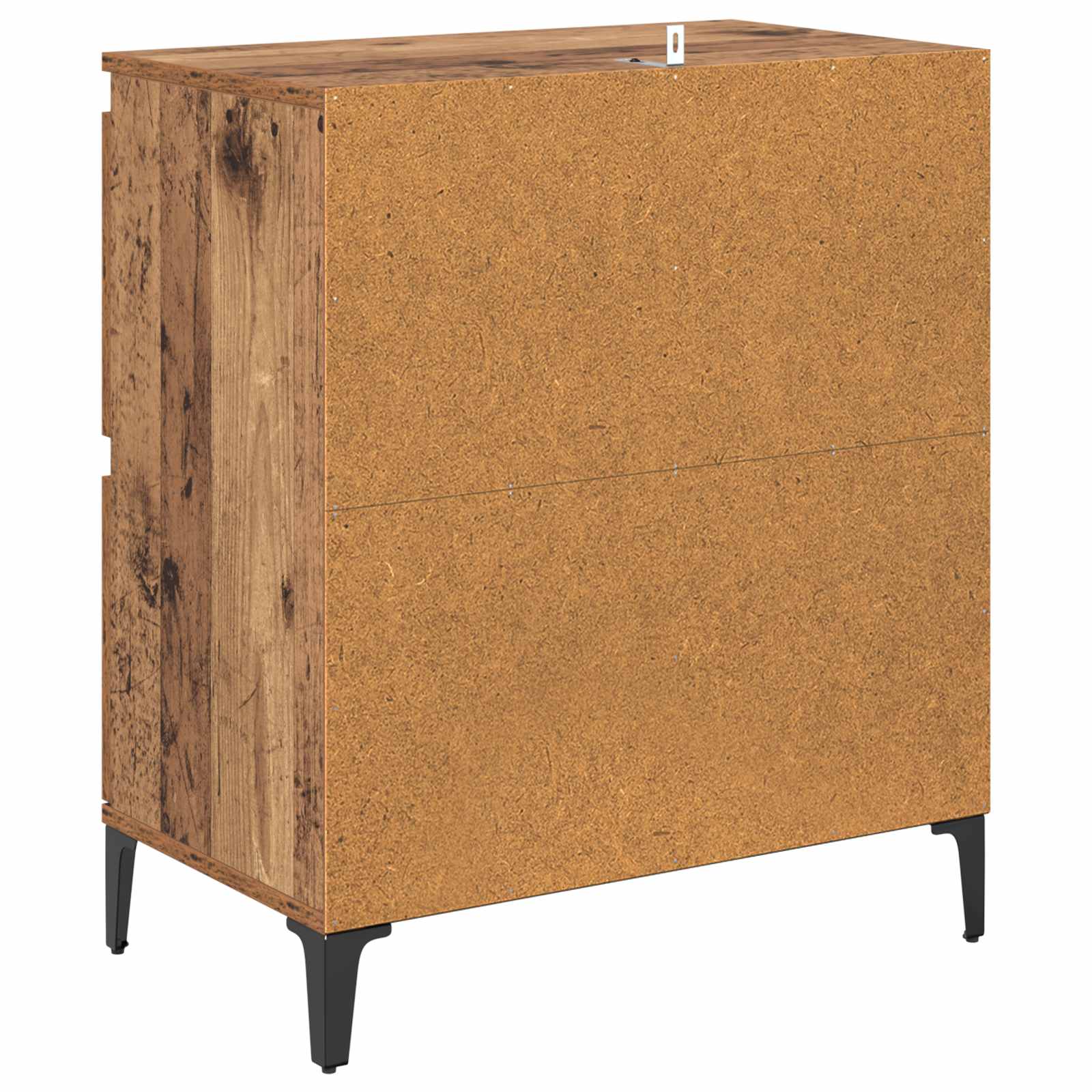 Sideboard Altholz 60 x 35 x 70 cm Verbundholz und Eisen