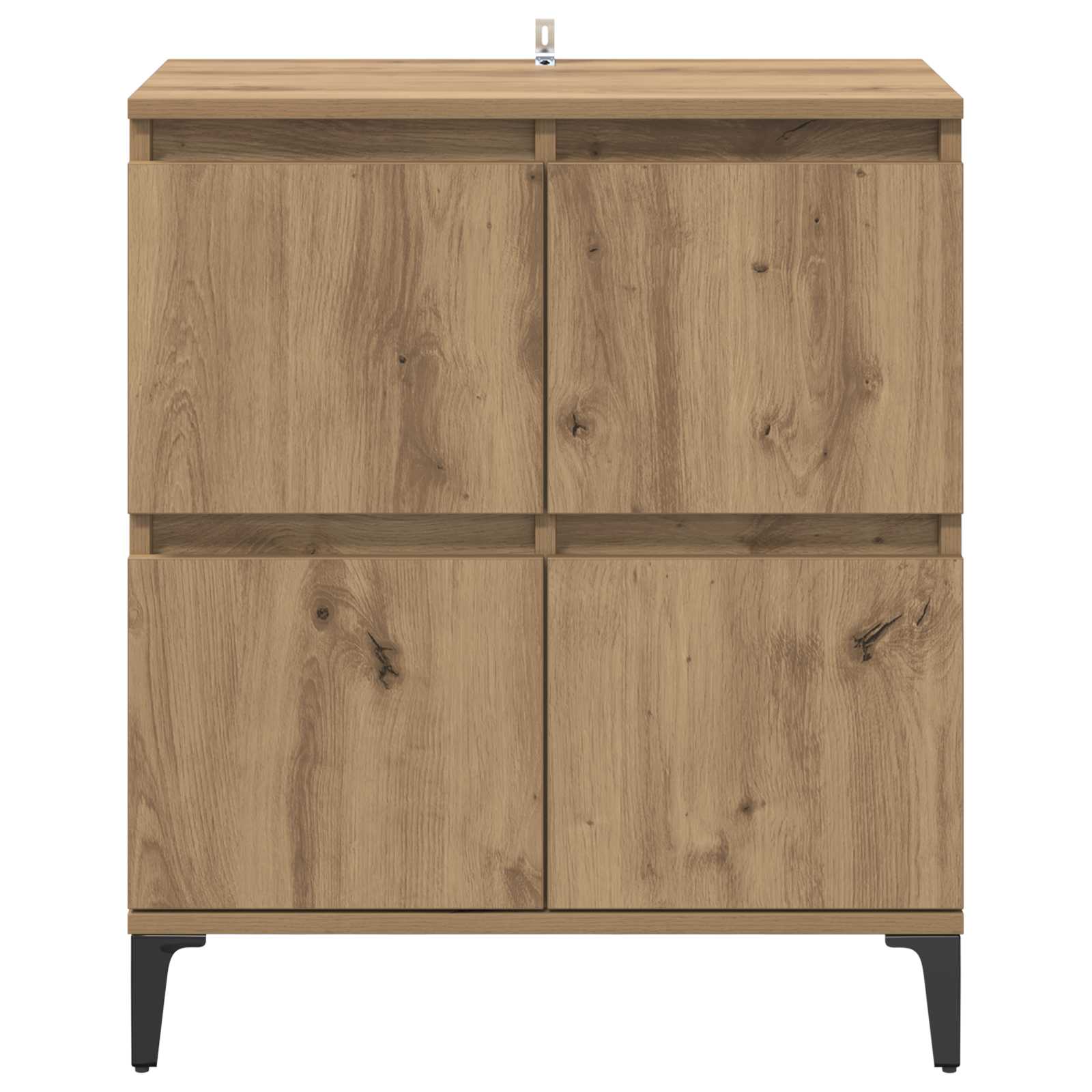 Sideboard Artisan-Eiche 60 x 35 x 70 cm Verbundholz und Eisen
