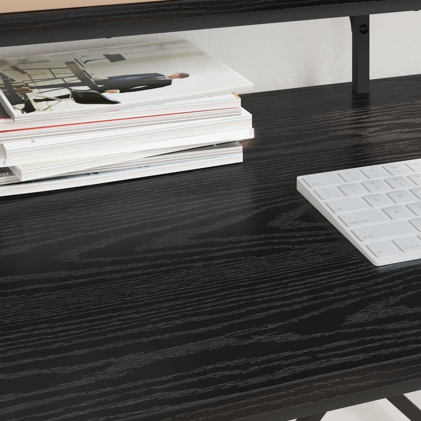 Schreibtisch Schwarz Eichen-Optik 100 x 50 x 90 cm