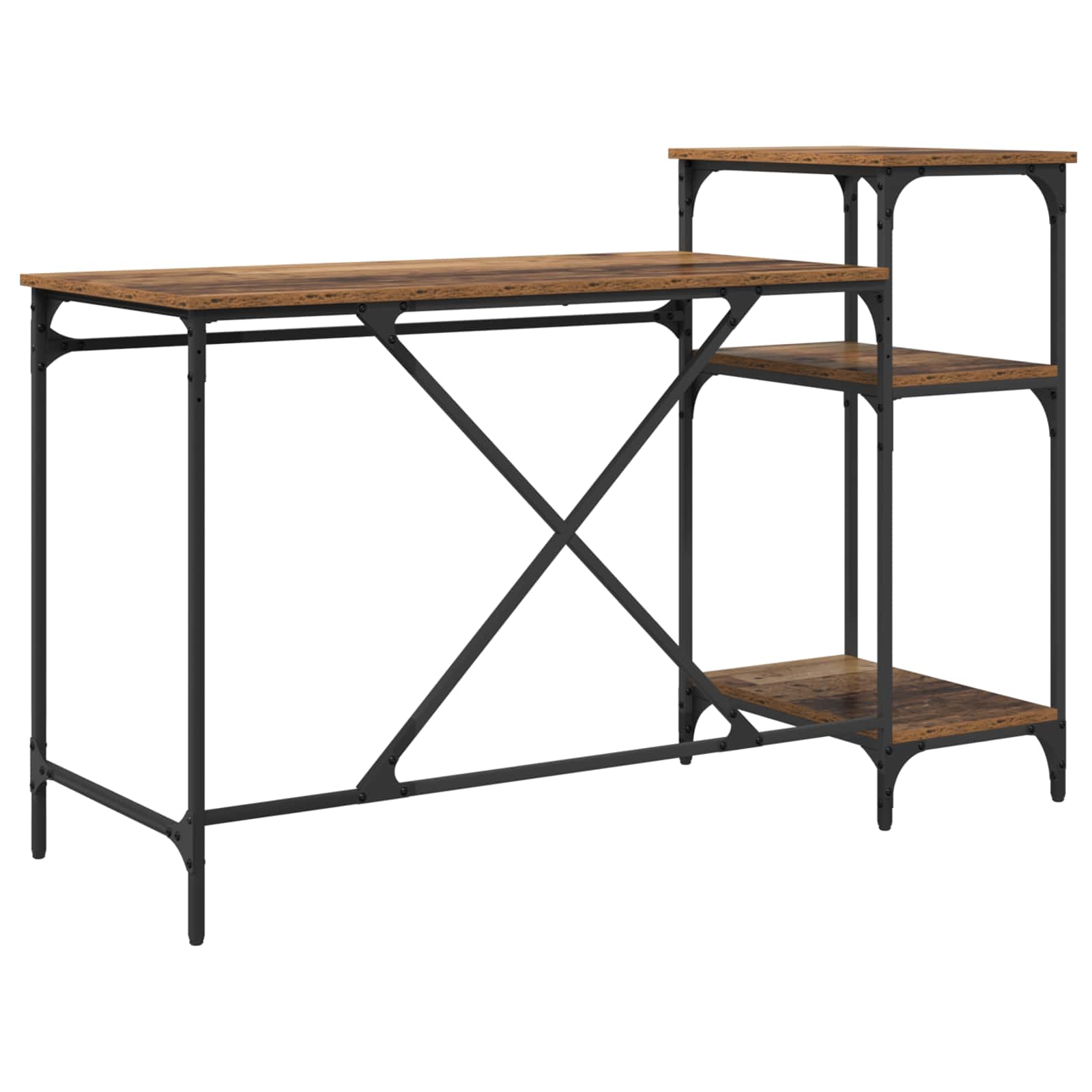 Schreibtisch Altholz Holzwerkstoff 135 x 50 x 90 cm
