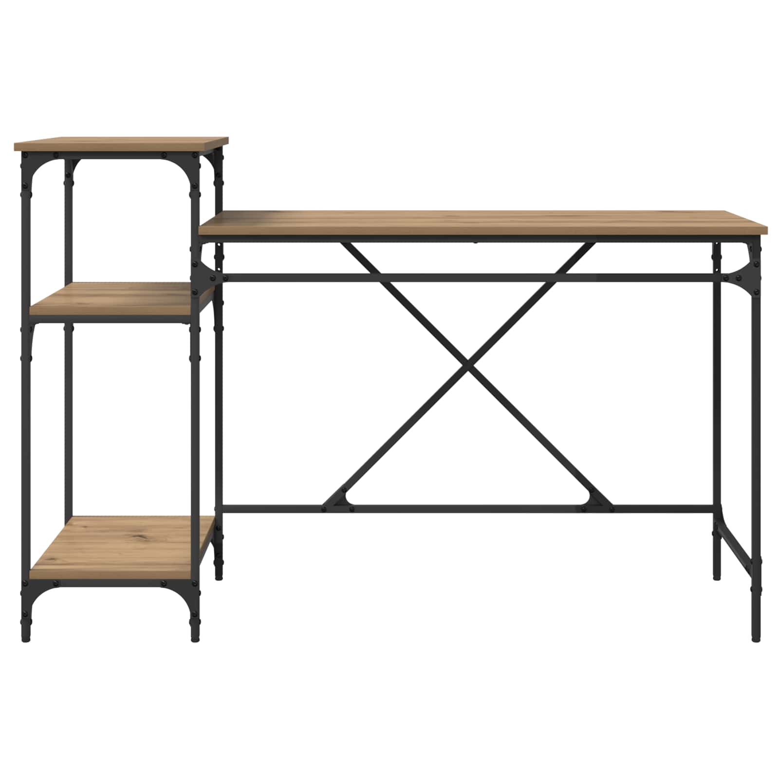 Schreibtisch Artisan-Eiche Holzwerkstoff 135 x 50 x 90 cm