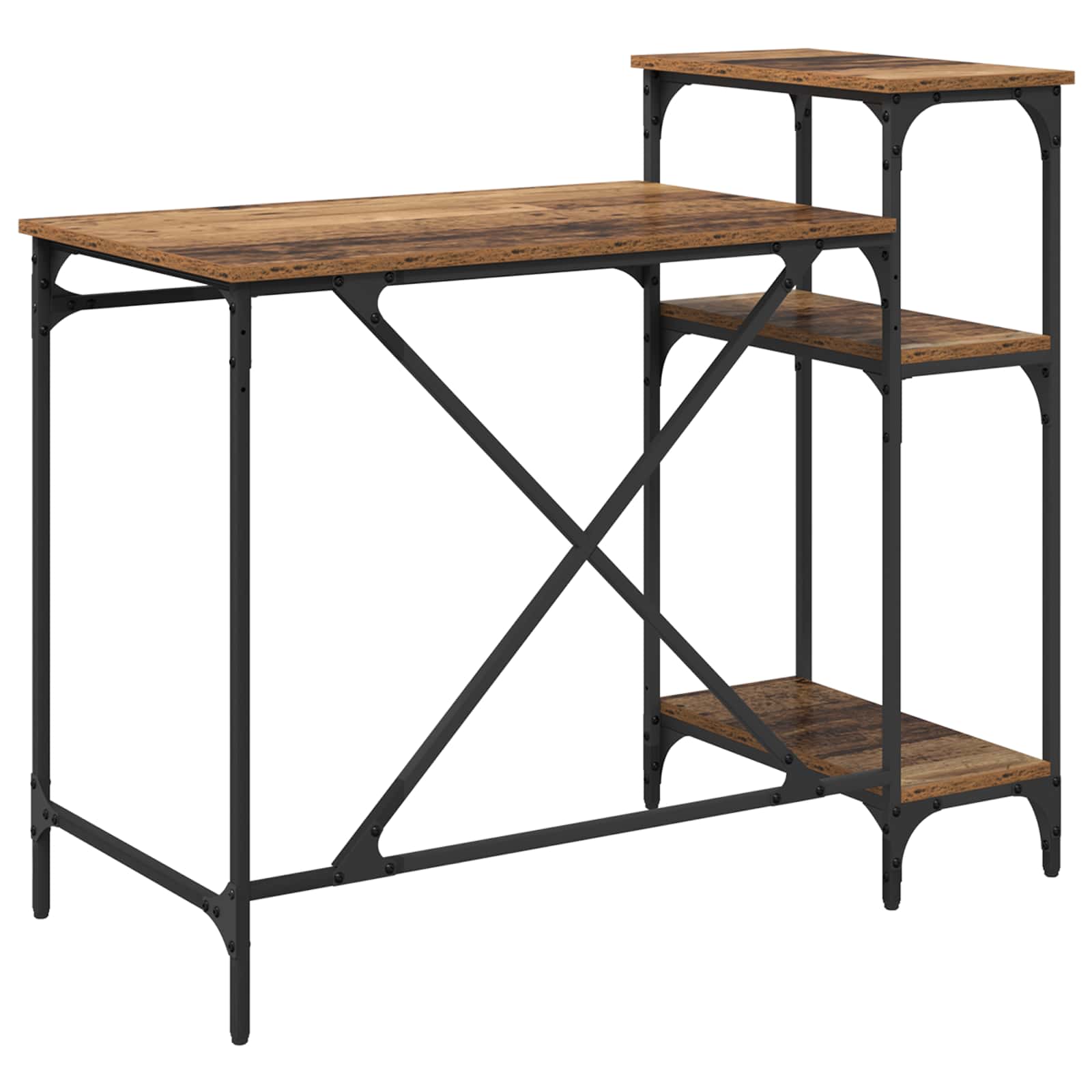 Schreibtisch Altholz Holzwerkstoff 105 x 50 x 90 cm