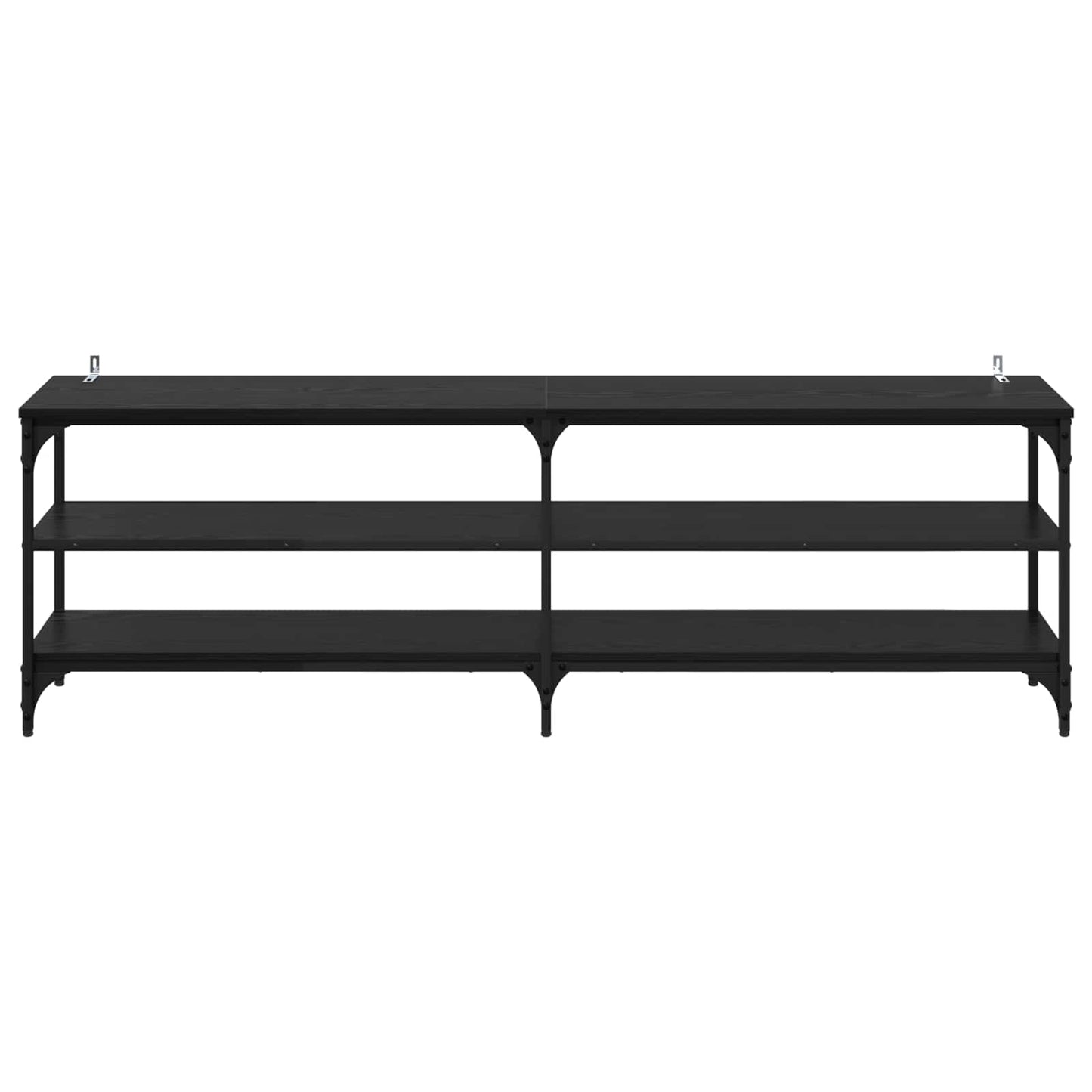 TV-Schränk 160 x 30 x 50 cm Schwarz Eichen-Optik