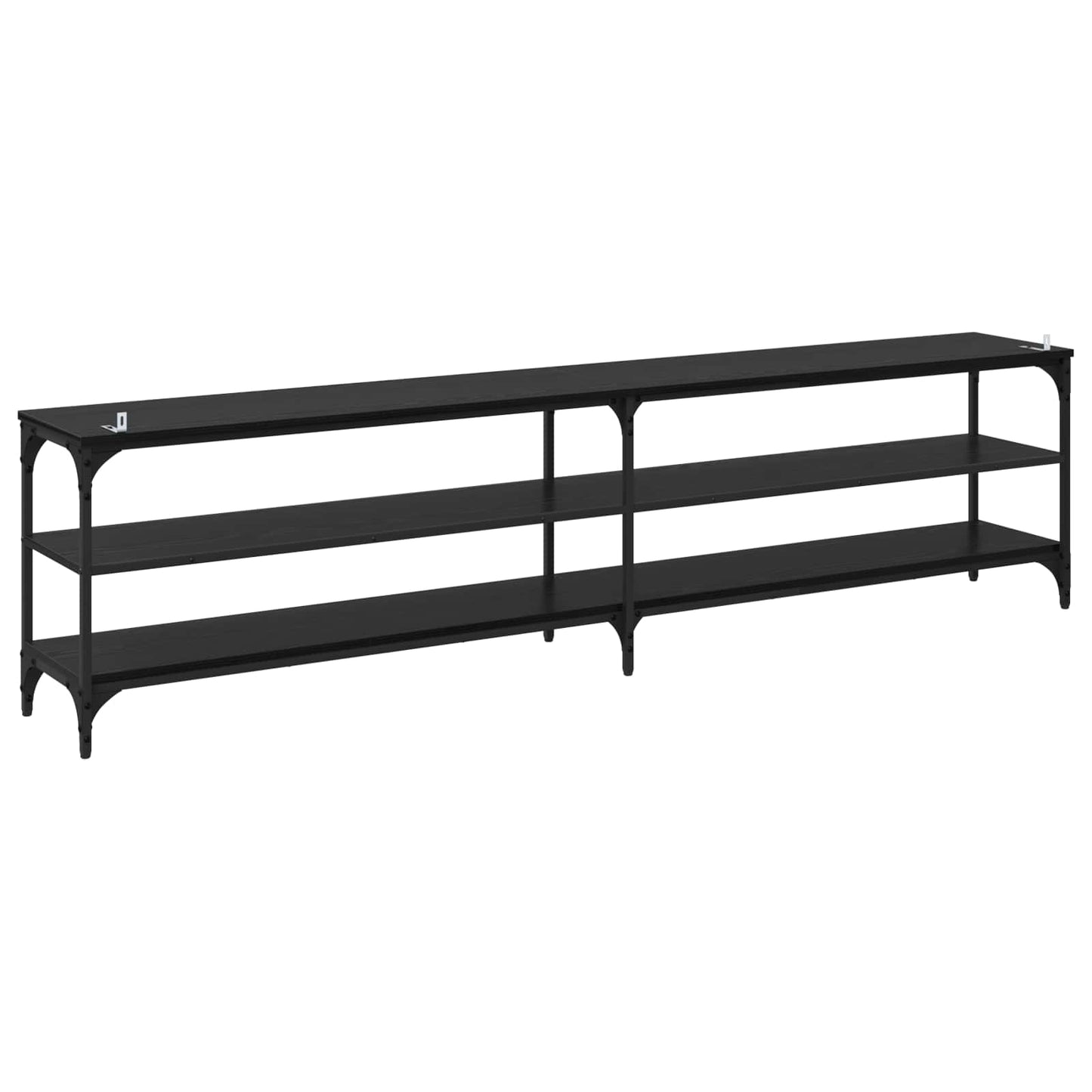 TV-Schränk 200 x 30 x 50 cm Schwarz Eichen-Optik
