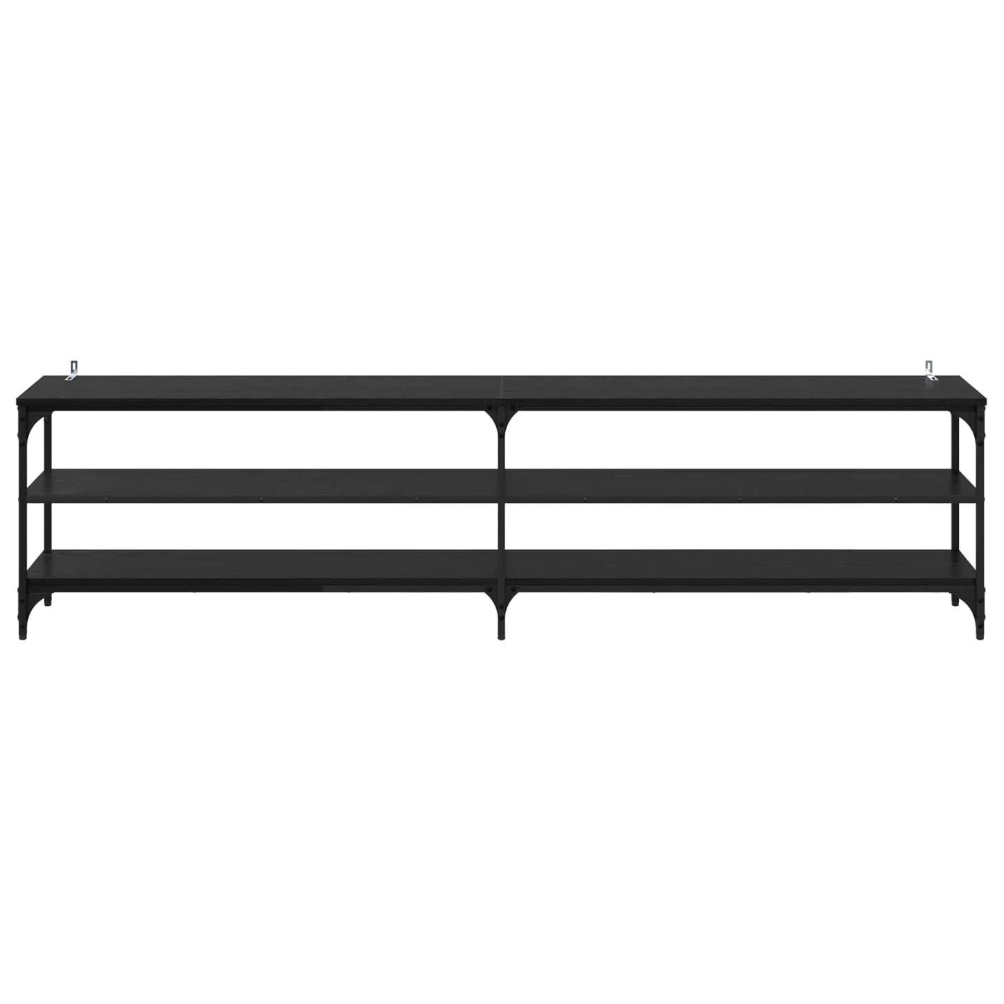 TV-Schränk 200 x 30 x 50 cm Schwarz Eichen-Optik