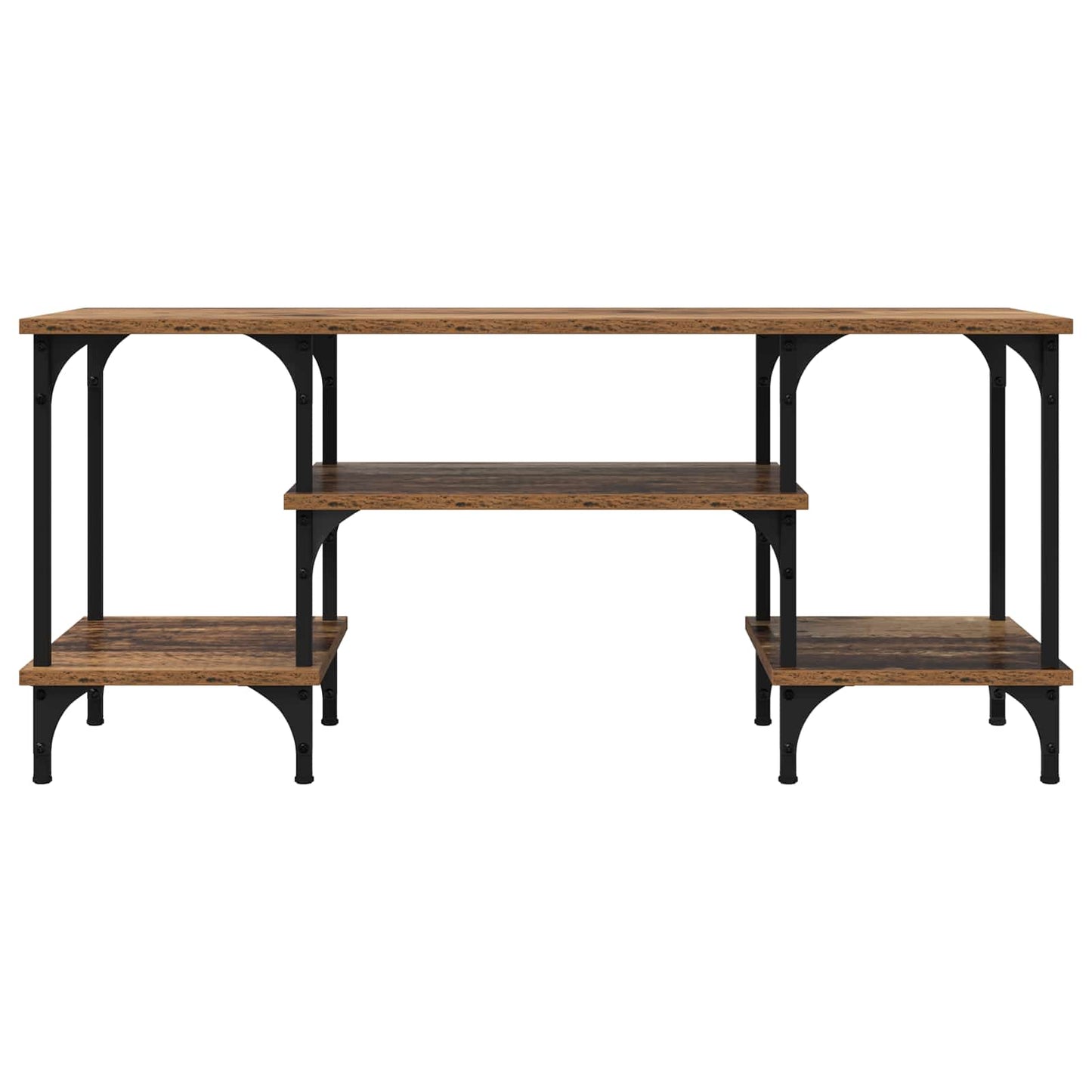 TV-Schränk Altholz 102 x 35 x 45,5 cm Verbundholz und Eisen