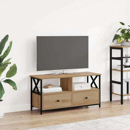 TV-Schränk 90 x 33 x 45 cm Artisan-Eiche