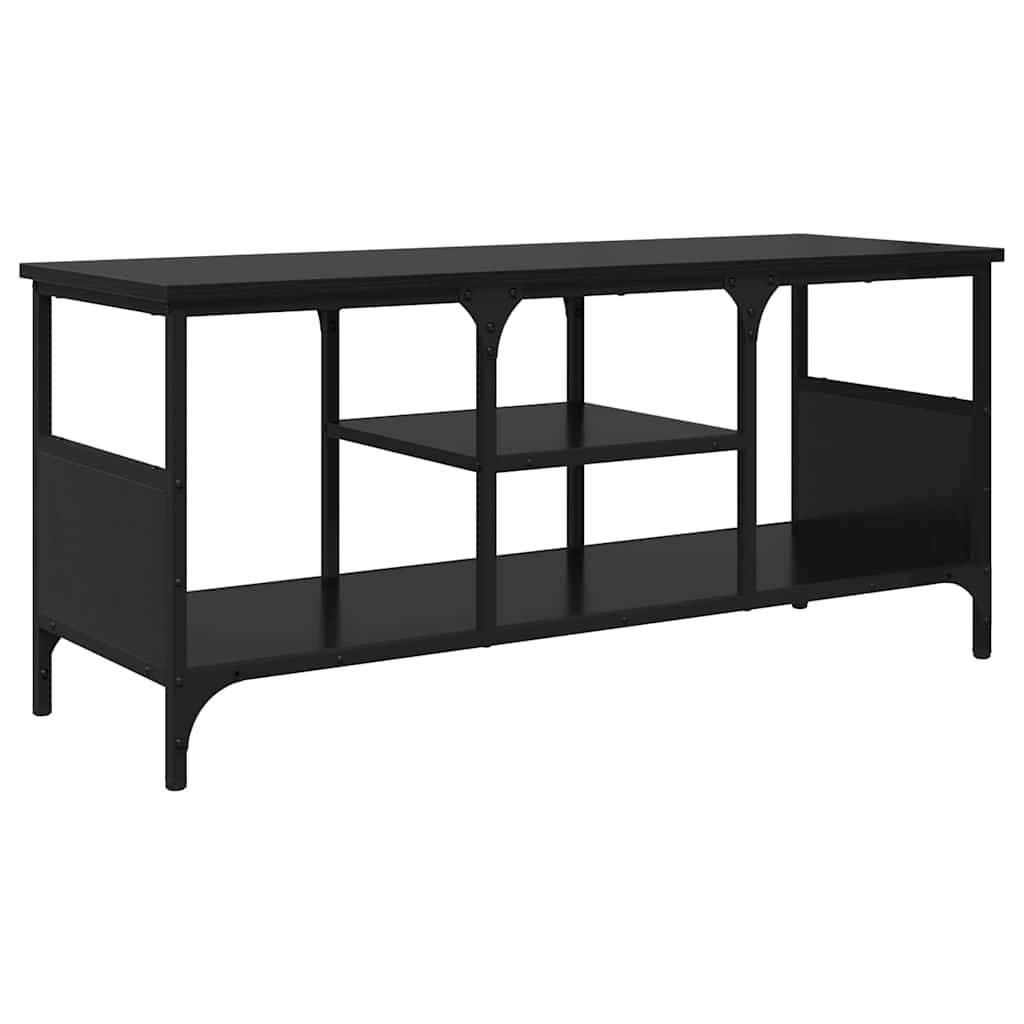 TV-Schränk Schwarz Eichen-Optik 100 x 35 x 45 cm