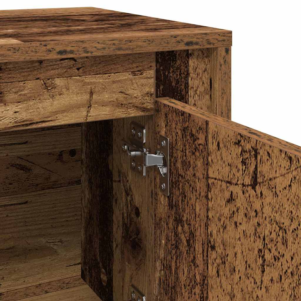 TV-Schränk 102 x 35 x 45 cm Altholz Holzwerkstoff