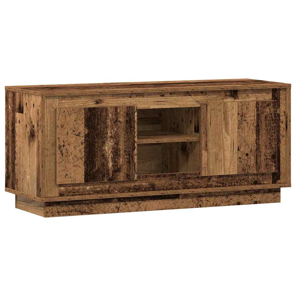 TV-Schränk 102 x 35 x 45 cm Altholz Holzwerkstoff