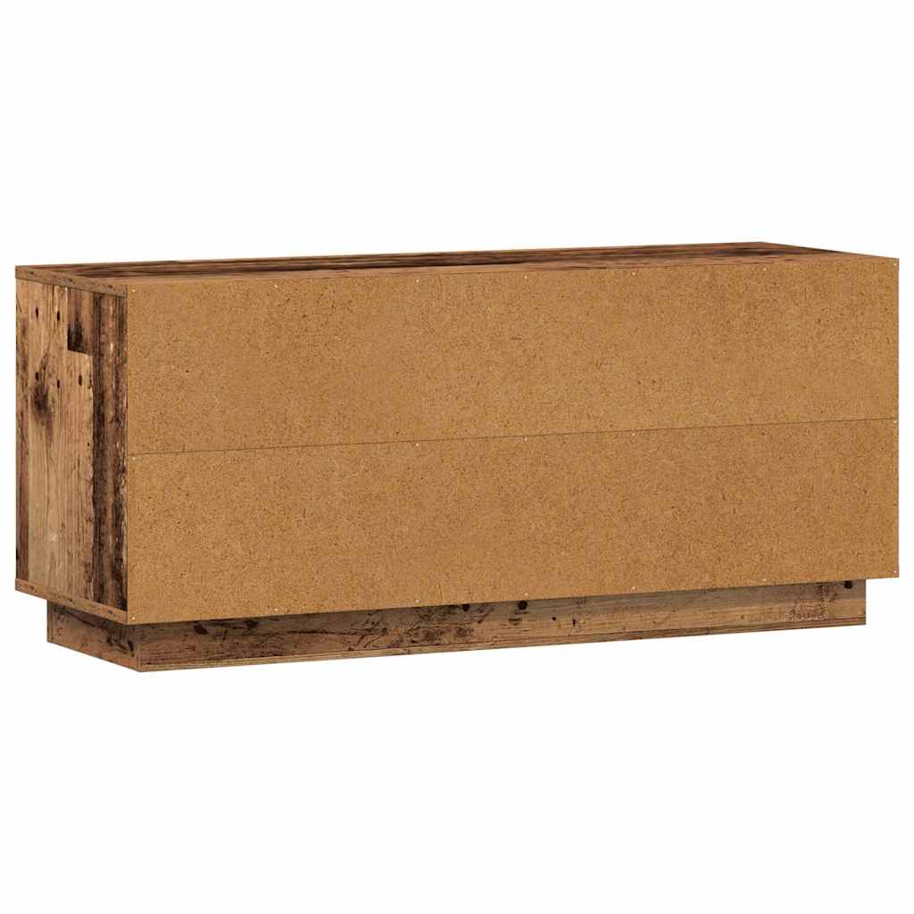 TV-Schränk 102 x 35 x 45 cm Altholz Holzwerkstoff