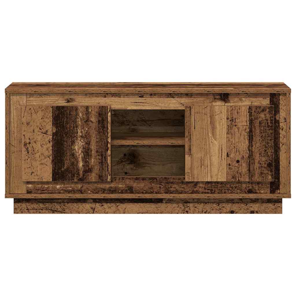TV-Schränk 102 x 35 x 45 cm Altholz Holzwerkstoff