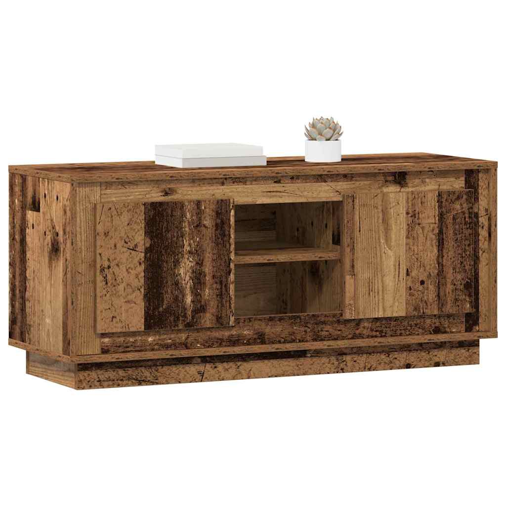 TV-Schränk 102 x 35 x 45 cm Altholz Holzwerkstoff