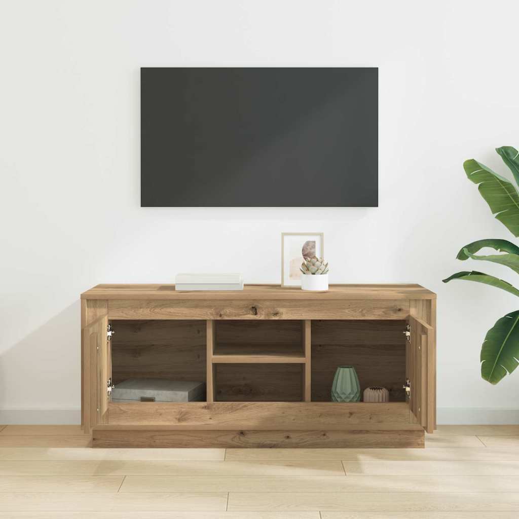 TV-Schränk 102 x 35 x 45 cm Artisan-Eiche Holzwerkstoff