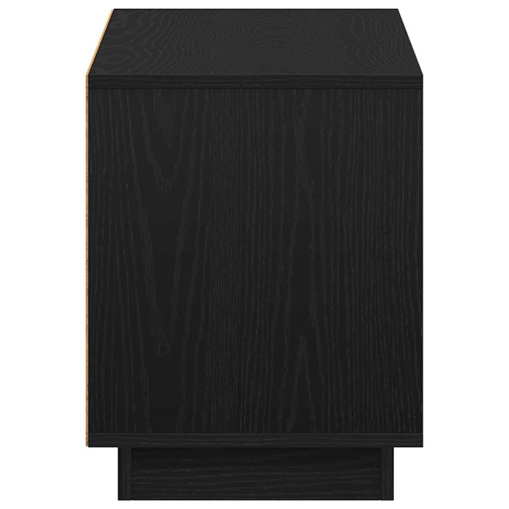 TV-Schränk 102 x 35 x 45 cm Schwarz Eichen-Optik Holzwerkstoff